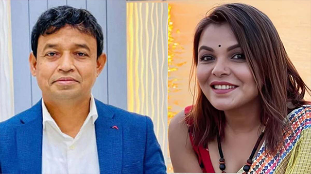 সাবেক ডিবি প্রধান হারুন ও অভিনেত্রী মেহের আফরোজ শাওন
