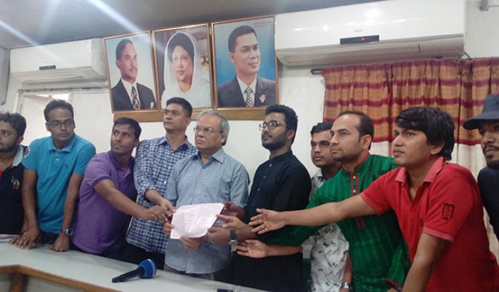 বিএনপির কার্যালয়ে কোটার নেতারা 