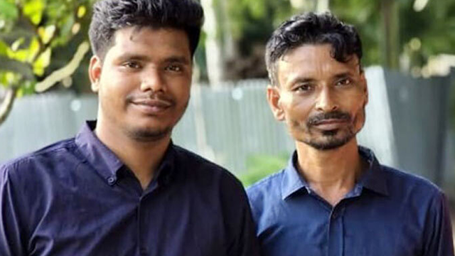 বামে নিহত মো. মিজানুর রহমান মিজান ও ডানে মো. জাকির হোসেন। ছবি: সংগৃহীত