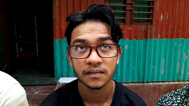 জুলাই যোদ্ধা শুভ বেপারী। ছবি : সংগৃহীত
