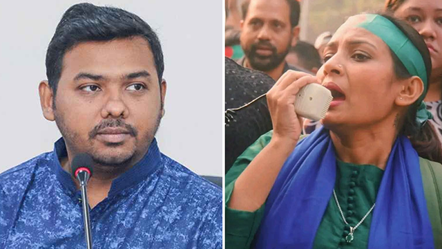 সারোয়ার তুষার ও নীলা ইসরাফিল। ছবি : সংগৃহীত