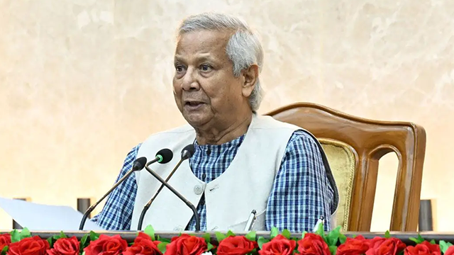 প্রধান উপদেষ্টা অধ্যাপক ড. মুহাম্মদ ইউনূস। ফাইল ছবি