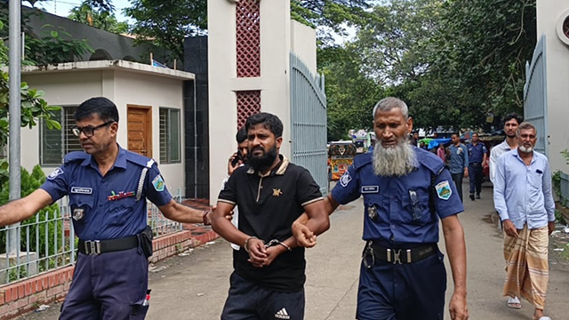 আসামি আবু কাছির হাসান হীরা।