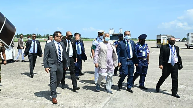 কক্সবাজারে প্রধান উপদেষ্টা। ছবি : সংগৃহীত