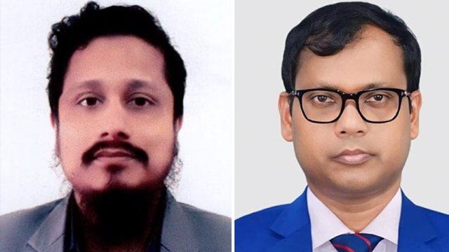 মোহাম্মদ শের মাহবুব মুরাদ (বামে) ও সারোয়ার আলম (ডানে)। ছবি: সংগৃহীত