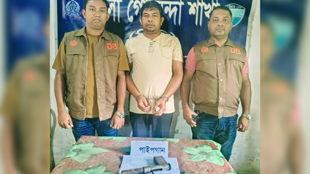 সাহেদুর রহমান। ছবি: পুলিশের সৌজন্যে